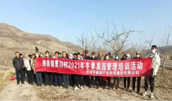 九州线上平台在静宁帮扶村开展冬季果园管理培训(图3)