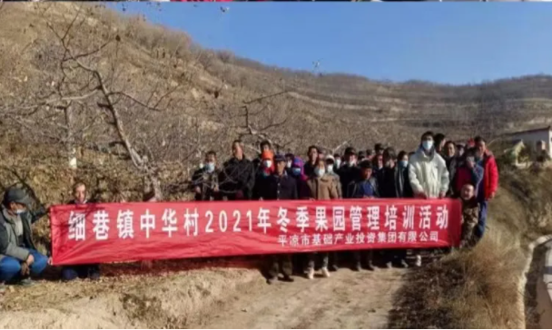九州线上平台在静宁帮扶村开展冬季果园管理培训(图6)