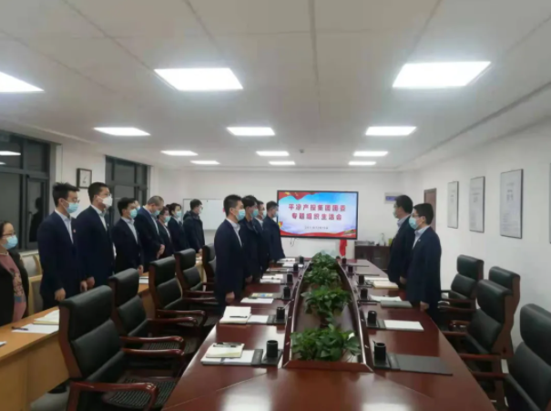 九州线上平台团委召开2021年度专题组织生活会(图2)