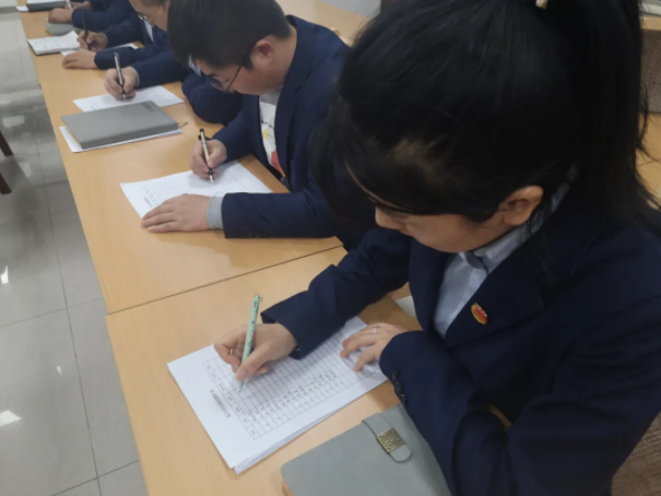 九州线上平台团委召开2021年度专题组织生活会(图4)